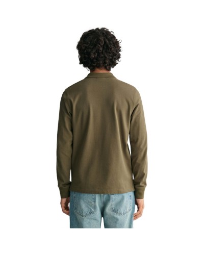 Polo Gant Reg Shield Ls Pique Rugger