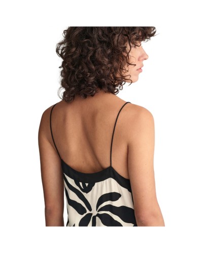 Vestido Gant Rel Palm Print Ss Dress