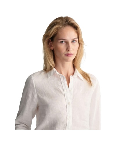 Camisa Gant Reg Linen Chambray Shirt