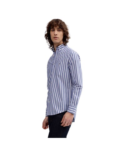 Camisa Gant Reg Wide Poplin Stripe Shirt