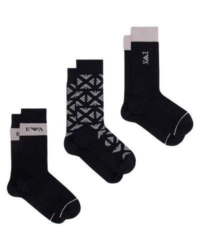 Calcetines Emporio Armani 3 Pack Short Socks
