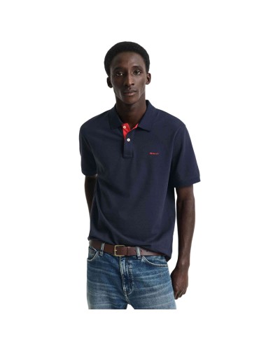 Polo Gant Reg Contrast Pique Ss Polo