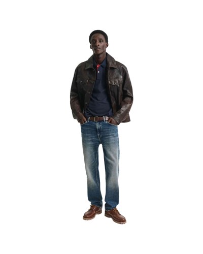 Polo Gant Reg Contrast Pique Ss Polo