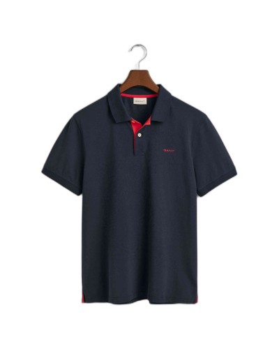 Polo Gant Reg Contrast Pique Ss Polo