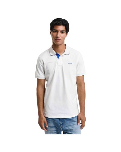 Polo Gant Reg Contrast Pique Ss Polo