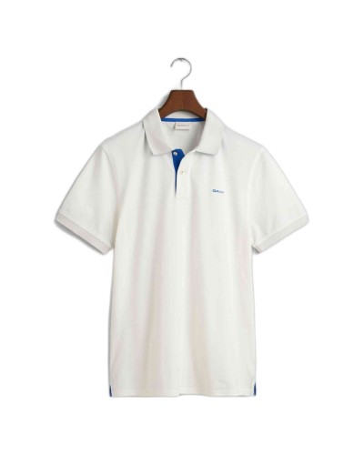 Polo Gant Reg Contrast Pique Ss Polo