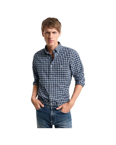 Camisa Gant Reg Classic Poplin Tartan Shirt
