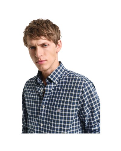 Camisa Gant Reg Classic Poplin Tartan Shirt