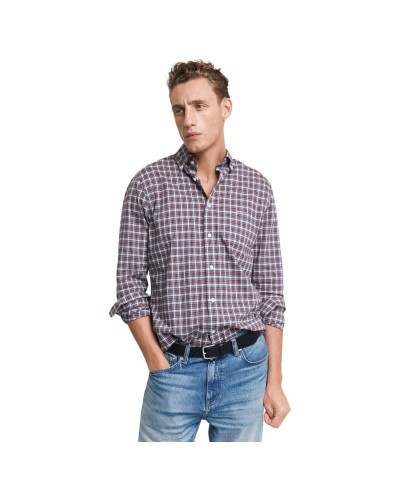 Camisa Gant Reg Classic Poplin Tartan Shirt