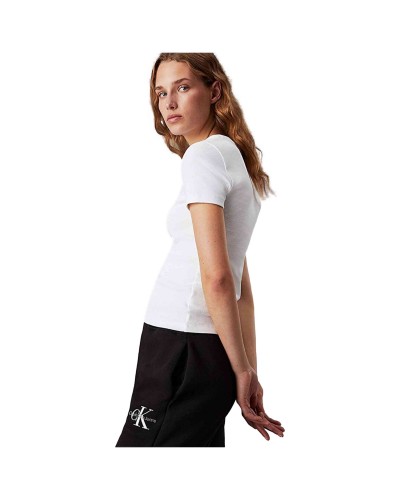 Pantalon Largo Calvin Klein Jeans Pantalon Deportivo Con Puños Y Logo Monografico