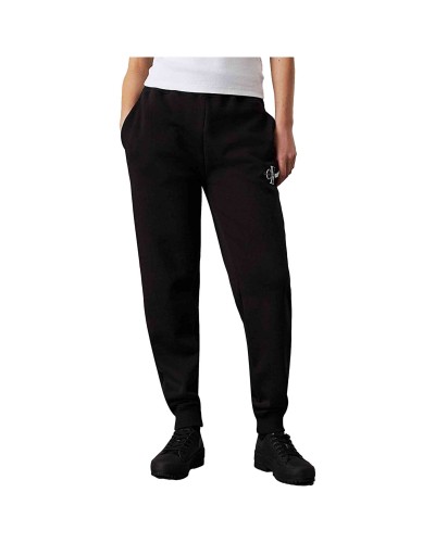 Pantalon Largo Calvin Klein Jeans Pantalon Deportivo Con Puños Y Logo Monografico