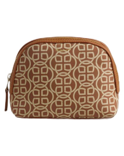 Neceser Gant G Pattern Fabric Make Up Bag