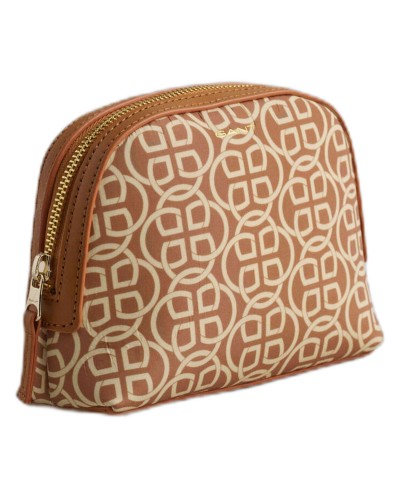 Neceser Gant G Pattern Fabric Make Up Bag