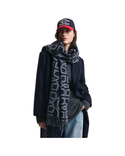 Bufanda Gant G Pattern Wool Scarf
