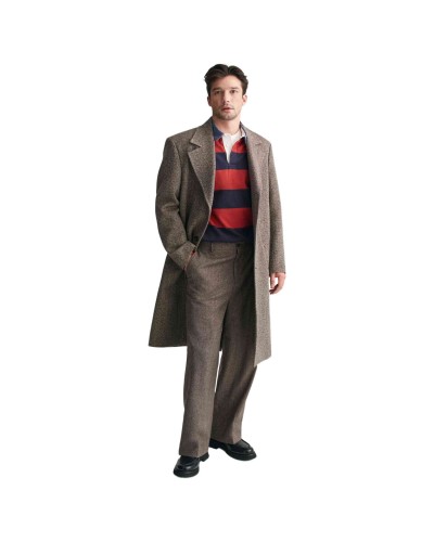 Polo Gant Reg Chambray Stripe Heavy Rugger