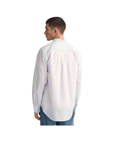 Camisa Gant Reg Poplin Stripe Shirt
