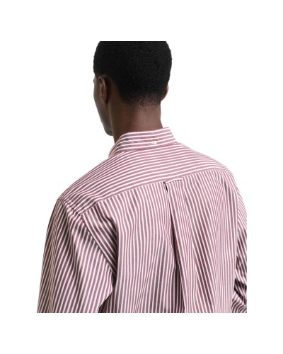 Camisa Gant Reg Poplin Stripe Shirt