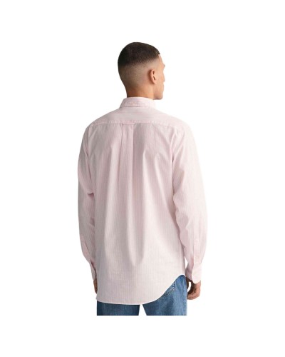 Camisa Gant Reg Poplin Stripe Shirt