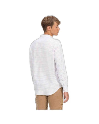 Camisa Pulpo Camisa Cuadro Ventana Bicolor Oxford