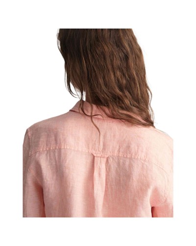 Camisa Gant Reg Linen Chambray Shirt