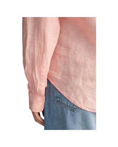 Camisa Gant Reg Linen Chambray Shirt