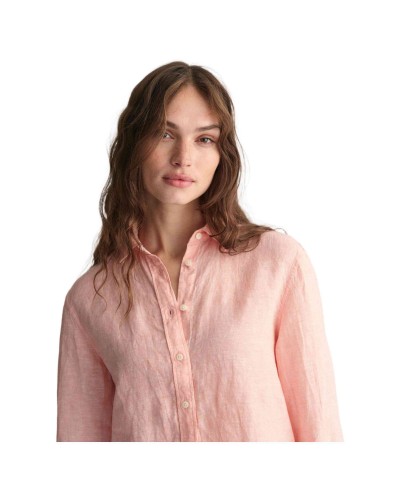 Camisa Gant Reg Linen Chambray Shirt