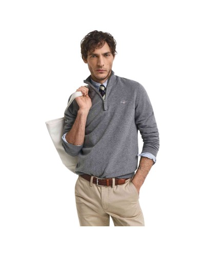 Jersei Gant Classic Cotton Half Zip