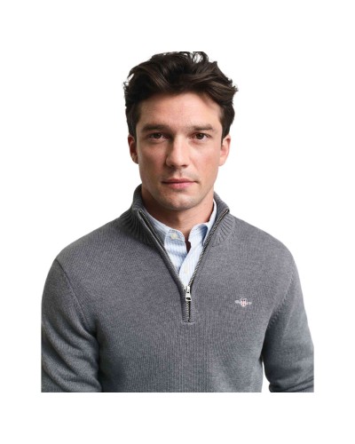 Jersei Gant Casual Cotton Half Zip