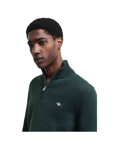 Jersei Gant Casual Cotton Half Zip