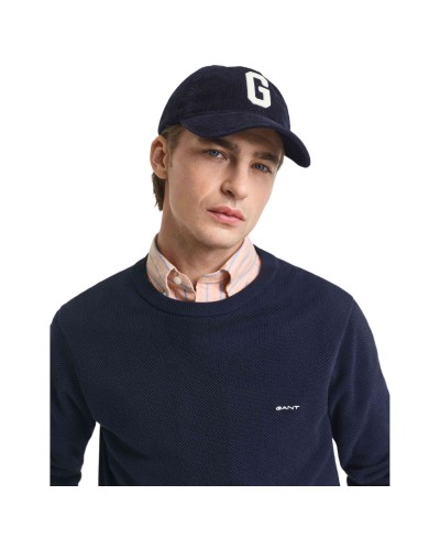 Jersei Gant Cotton Pique C-Neck