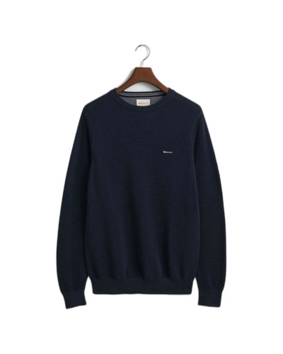 Jersei Gant Cotton Pique C-Neck