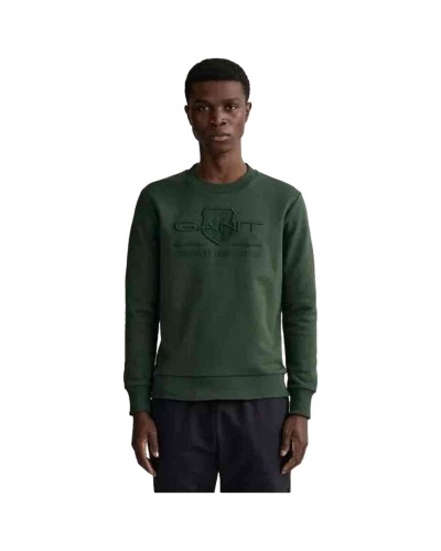 Sudadera Gant Reg Tonal Shield C-Neck Sweat