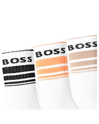 Calcetines Boss 3P Qs Rib Stripe Cc