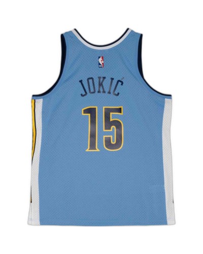 Camiseta Mitchell & Ness Nba Road Jersey Nuggets 2016 Nikola Jokic