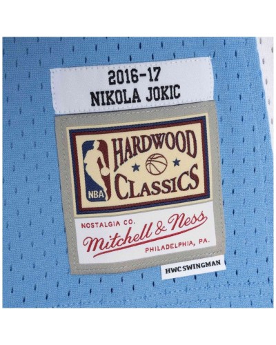 Camiseta Mitchell & Ness Nba Road Jersey Nuggets 2016 Nikola Jokic