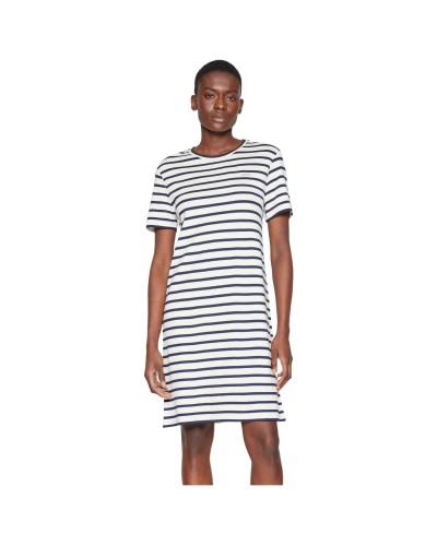 Vestido Gant Striped Ss T-Shirt Dress