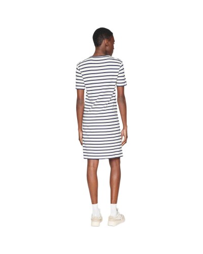 Vestido Gant Striped Ss T-Shirt Dress
