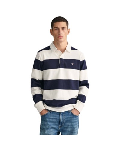 Polo Gant Reg Shield Barstripe Heavy