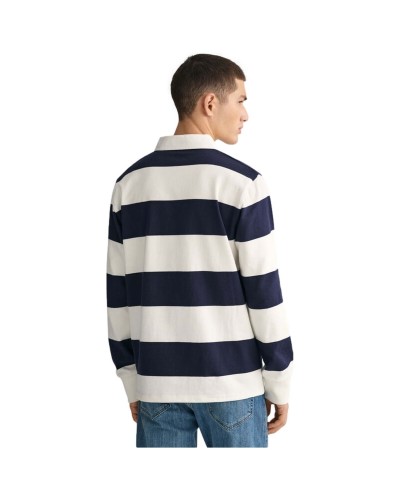 Polo Gant Reg Shield Barstripe Heavy