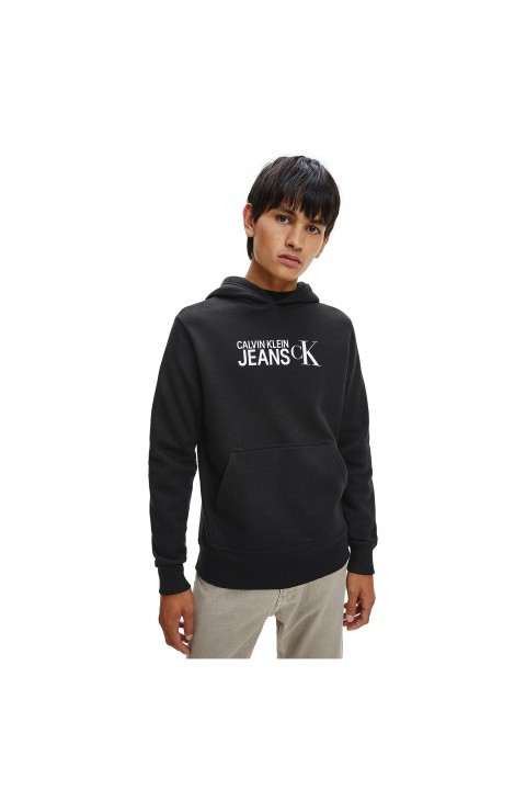 Sudadera Calvin Klein Organic Cotton Blend Logo Hoodie