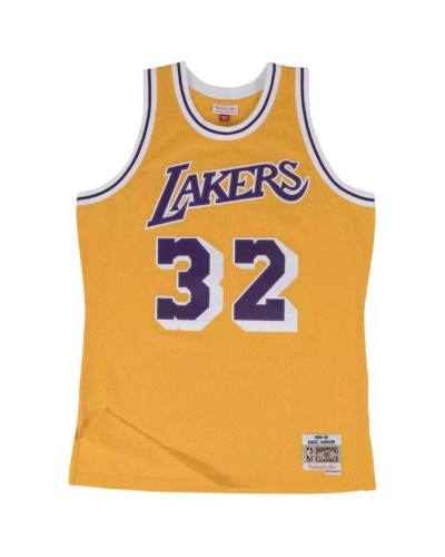 Camiseta Mitchell & Ness Nba Swingman Home Jersey Lakers 84 Magic Johnson