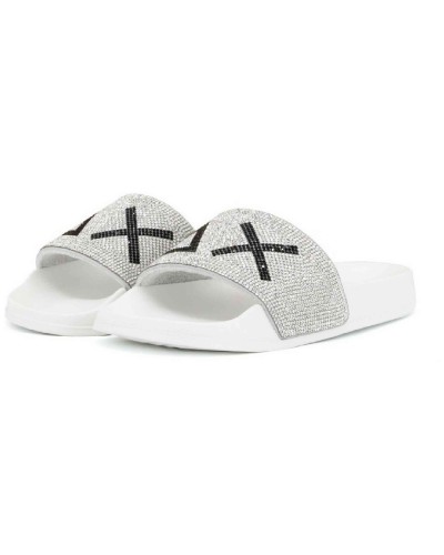 Chanclas Sun68 Slippers Logo Strass