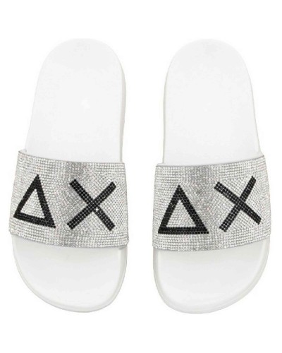 Chanclas Sun68 Slippers Logo Strass