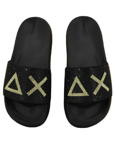 Chanclas Sun68 Slippers Logo Strass
