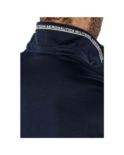 Polo Aeronáutica Militare Jersey Polo Shirt With Tricolor Trails
