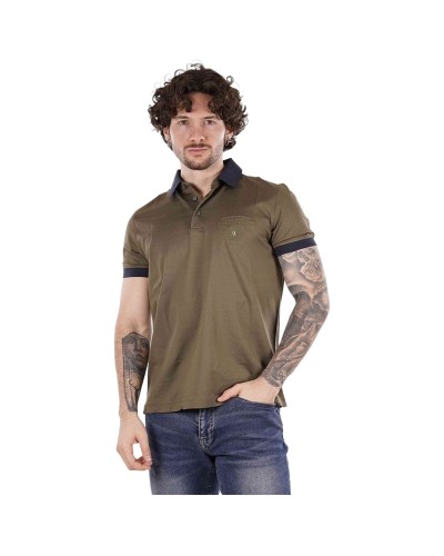 Polo Aeronáutica Militare High Density Printed Collar