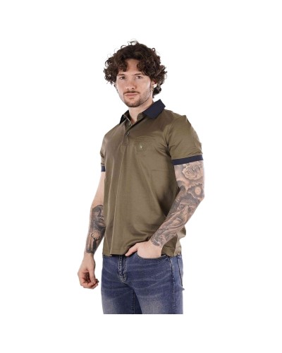 Polo Aeronáutica Militare High Density Printed Collar