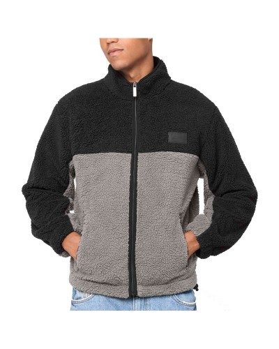 Chaqueta Karl Kani Signature Rubber Patch Teddy Zip Jacket