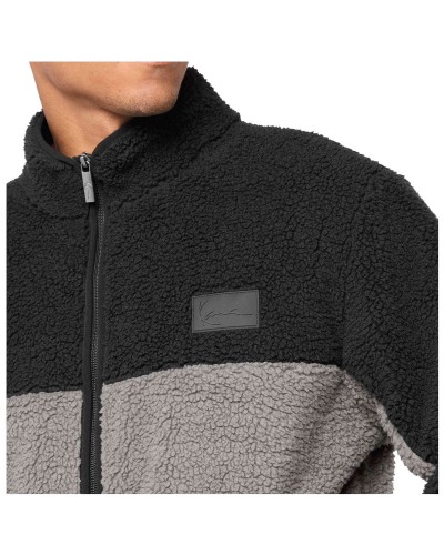 Chaqueta Karl Kani Signature Rubber Patch Teddy Zip Jacket