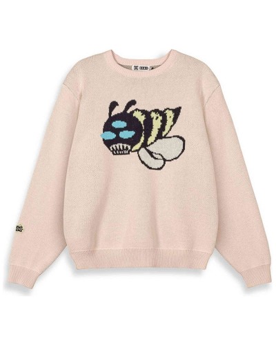 Jersei Grimey The Swarm Dc Shoes X Grimey Raw Honey Knit